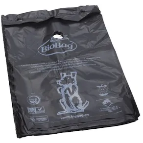 Hundpåse BIOBAG 8L 20my svart 50/fp