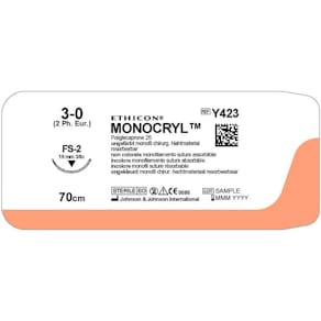 Sutur MONOCRYL 3-0 FS-2 70cm 36/FP