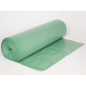 Affaldssække 60 µm, 70x110 cm LDPE, lysegrøn, 100 l, 25/rulle