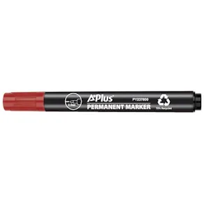 Märkpenna A PLUS eco rund 1-3mm röd