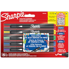 Sharpie Creative Acrylic Marker 5 färger i blisterförpacknin
