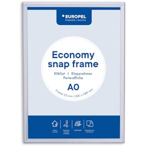 Clicklijst Europel Economy, profiel 32 mm, A0, zilver