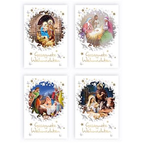 Weihnachtsanhänger Noname, heilig, 5 Stück, sortiert