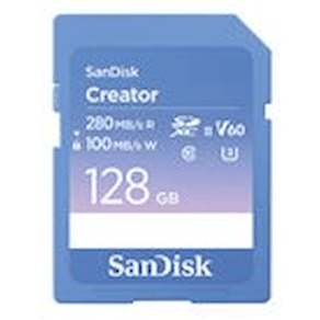 SanDisk Creator - Flash-minneskort - 128 GB - Video Class V60 /