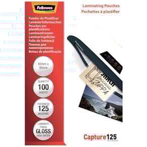 Laminierhülle Fellowes Capture 125 Mikron, glänzend, 100 St.
