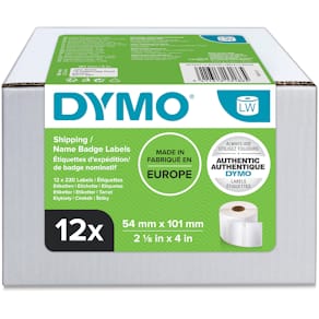 Label Ship/naming 54x101 perm white(220) x (12)