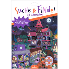 Wimmelposter-Set Moses Verlag Suche & Finde! 118 Monster