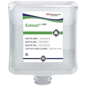 Cremesæbe, Deb, Estesol Pure, Påfyldning sæbe, blå