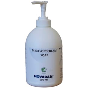 Cremesæbe Novadan Miko Soft, pumpflaske, hvid