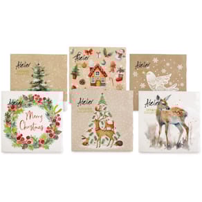 Zelltuchserviette ATELIER Merry Christmas 3-lagig 33x33 cm 20 St