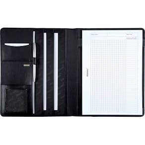 Schreibmappe Alassio CREMONA, Nappaleder, schwarz