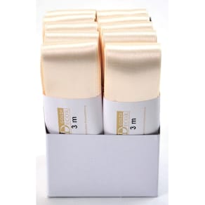 Doppelsatinband GOLDINA, 40 mm x 3 m, rosa