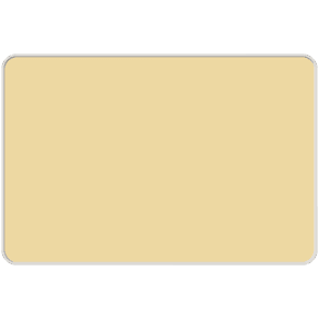 Lintex FRAME Glastavla, 1500 × 1000 × 50 mm, Mellow 730