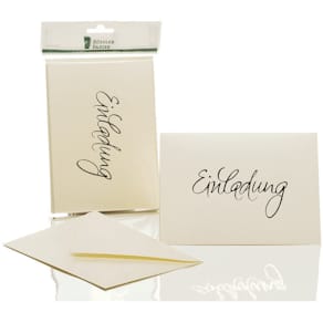 Einladungskarte Rössler B6 HD, 5/5, Candle Light metallic