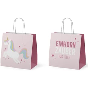 Geschenktragetasche FÜR DICH Mini Einhorn
