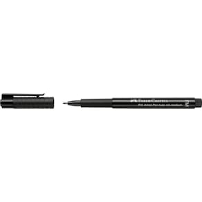 Tuschestift Faber-Castell Pitt Artist Pen Fude Medium, schwarz