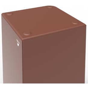 Papperskorg ALBA 18L terrakotta