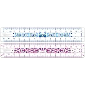 Lineal Maped Study Fancy, 15 cm, blau/pink (sortiert)