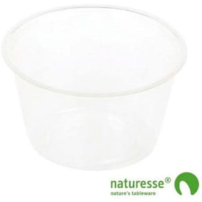 Dressingbæger Duni PLA Ø70×47 mm, transparent, 100 stk