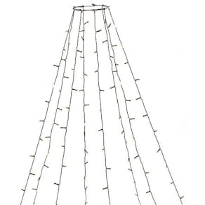 Julgransbelysning 240 LED utomhus 8x2,4m