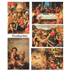 Postkarte Noname heilig, sortiert, bunt (Ostern)