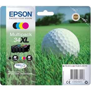 Inktcartridge Epson 34XL, 950 pagina's, OEM C13T34764010, 4-kleu