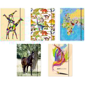 Gummizugmappe VENCEREMOS, A3, sortiert