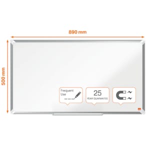 Whiteboard Nobo Premium Plus Widescreen 40", 50×89, weiß