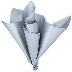 Silkespapper 50x70cm silver 25 ark/fp