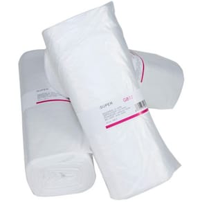 Papperskorgspåse HD 80L 12my vit 50/rl