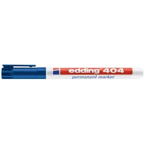 Permanentmarker edding 404, 0,75 mm, blau