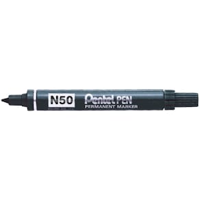 Merkstift Pentel N50, zwart