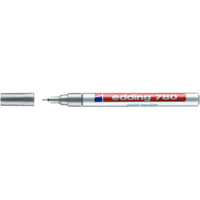 Lackmarker edding 780, 0,8 mm, silber