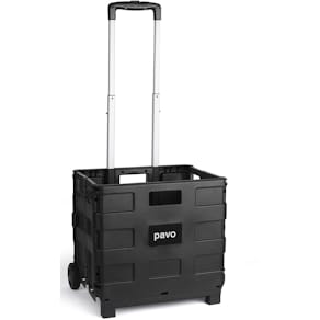 Steekwagen Pavo, opvouwbaar met krat, 38x36x31 cm, max. 20 kg
