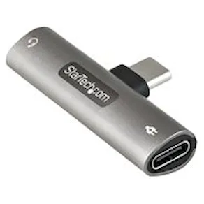 StarTech.com USB-C-ljud- och laddningsadapter - USB-C