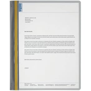 Bindemappe Durable DURABIND, A4, grau