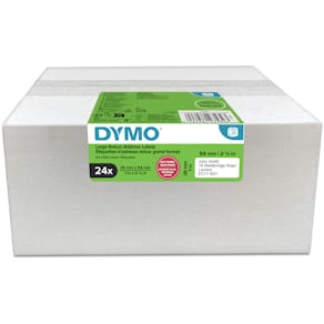 DYMO 25mm x 54mm Large Return Address Labels white 24 rolls
