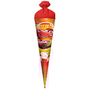 Schultüte ROTH Disney Pixar Cars, 70 cm, rund, Filzverschluss