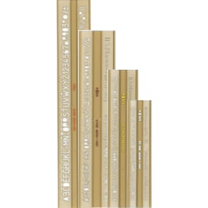 Schriftschablonen Koh-i-noor Typ 903, Satz ISO