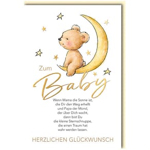 Glückwunschkarte Braun+ Company Freudiges Ereignis, zur Geburt