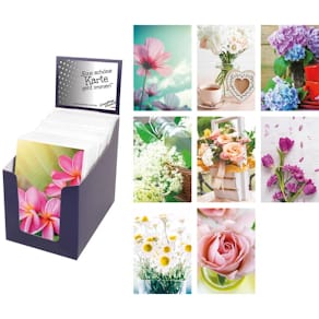 Grußkarte PAPER STYLE, ohne Text, sortierte Farben, inkl. Umschlä