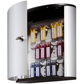 Nøgleskab Durable 18 nøgler, aluminium, 302x280x118 mm