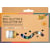 Glittersset Folia Bio & Pailletten, assorti, 10 tubes + lijm