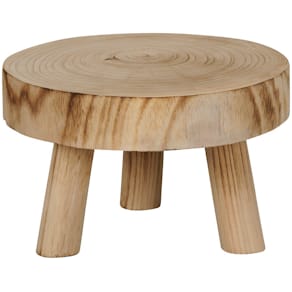 Deko Baumscheibe, natur, auf Füßen