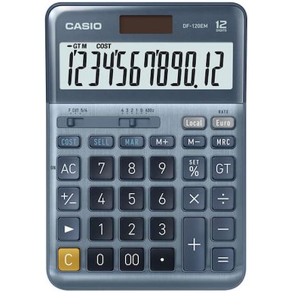 Bordregner CASIO DF-120EM