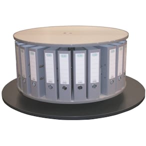 Ordnerdrehsäule REEF, 1 Etage, grau