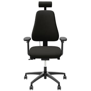 Kontorsstol LD6340 med armstöd svart