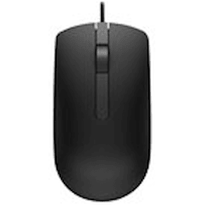 Dell MS116 - Mus - optisk - 2 knappar - kabelansluten - USB