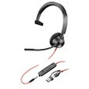 HP Poly Blackwire 3315 - Blackwire 3300 series - headset - på