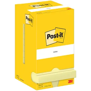 Notes POST-IT 76x76mm gul
